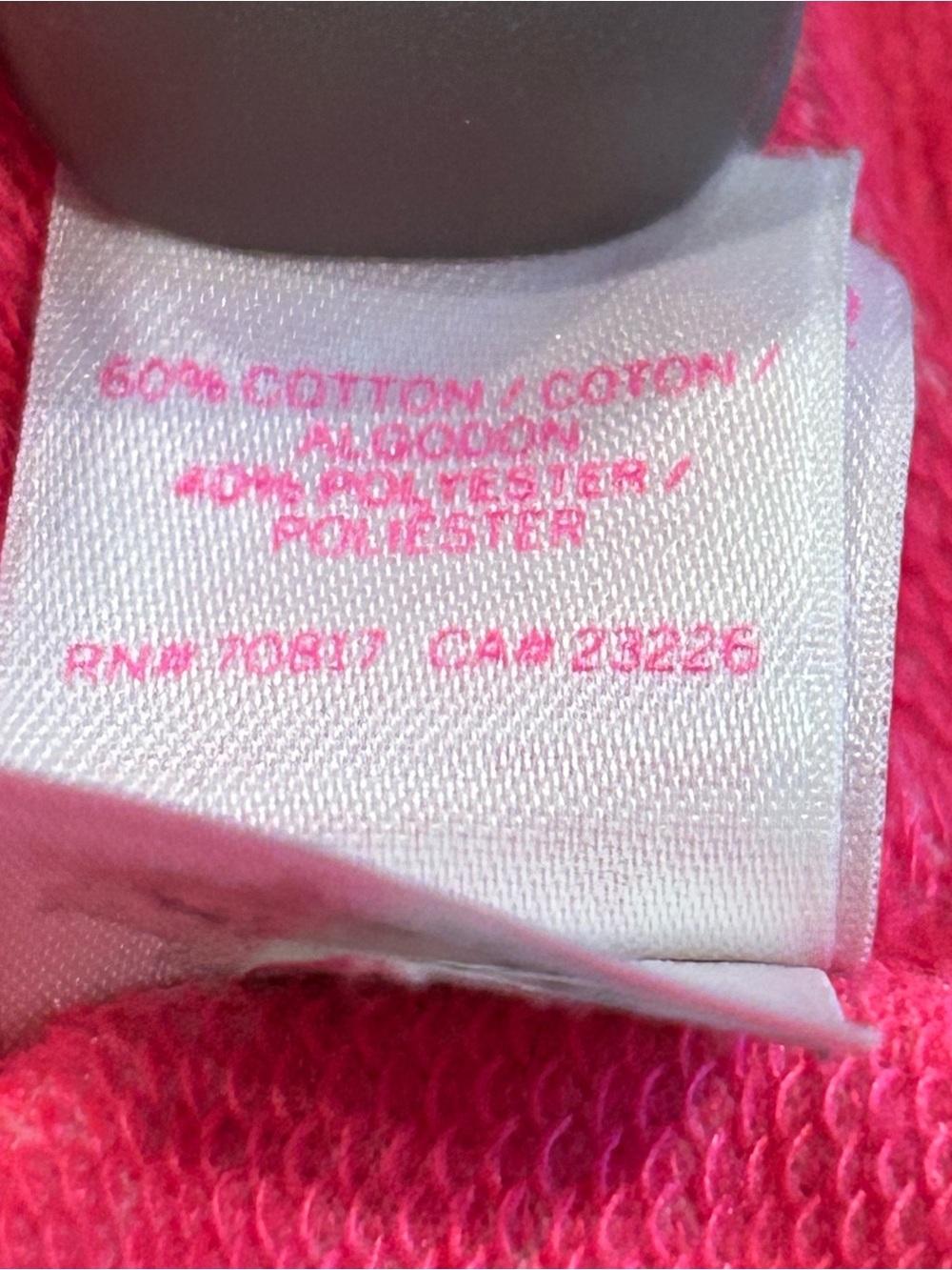 PINK Victoria's Secret Women’s size M Pink Hooded Zip Jacket. Nice condition - Picture 7 of 9
